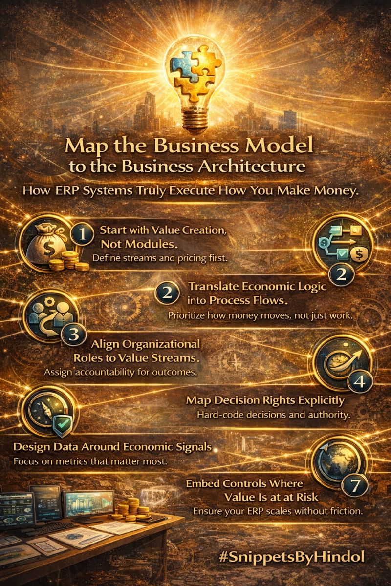 Seven Ways to Map the Business Model to the Business Architecture—and Why ERP Depends on It