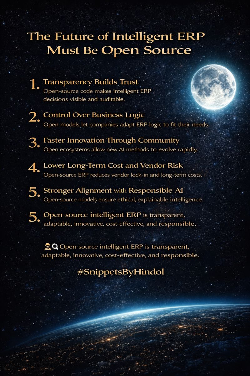 Why the Future of Intelligent ERP Must Be Open Source