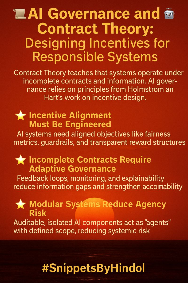 AI Governance Meets Contract Theory