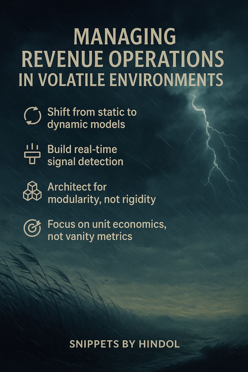 Managing Revenue Operations in Volatile Environments- Steering Through the Storm