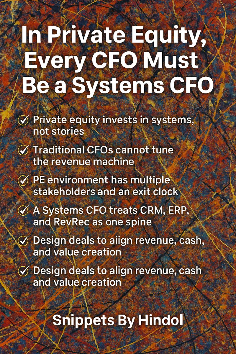 Private equity does not invest in stories. It invests in systems that turn capital into cash with high reliability