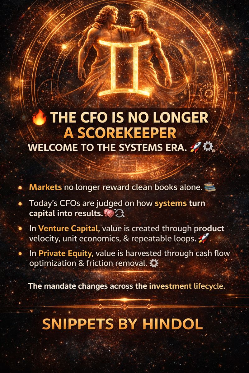 The CFO Is No Longer a Scorekeeper. Welcome to the Systems Era