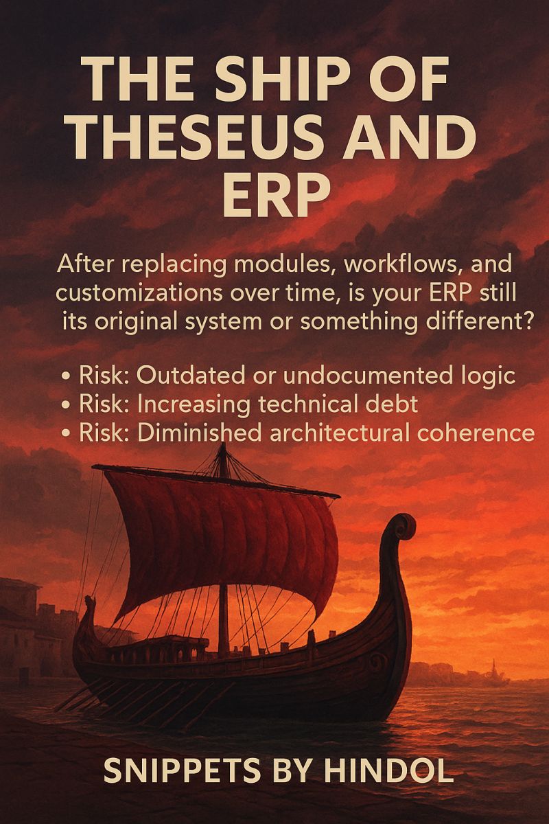 The Ship of Theseus and ERP- Is Your System Still Your System?