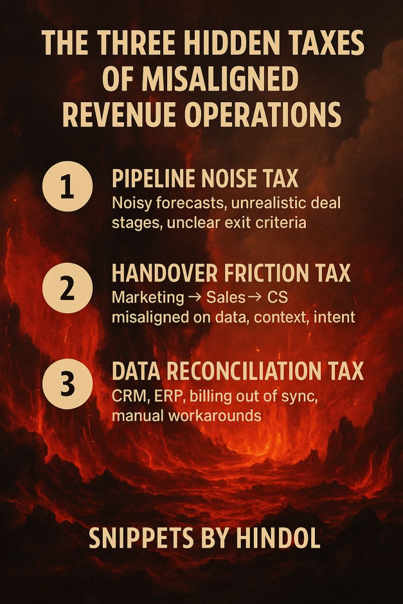 The Three Hidden Taxes of Misaligned Revenue Operations