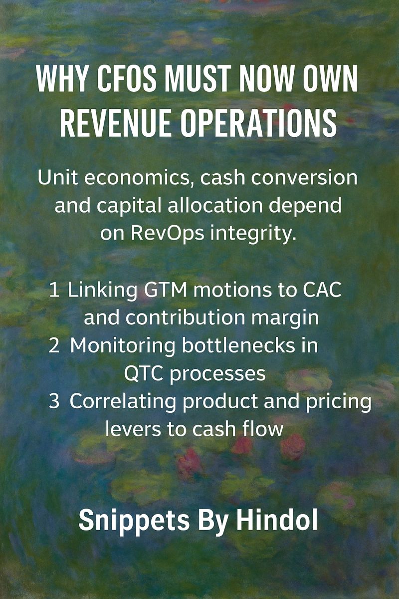Why CFOs Must Now Own Revenue Operations