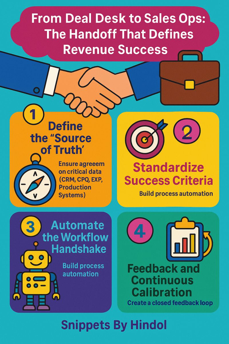 From Deal Desk to Sales Ops: The Handoff That Defines Revenue Success